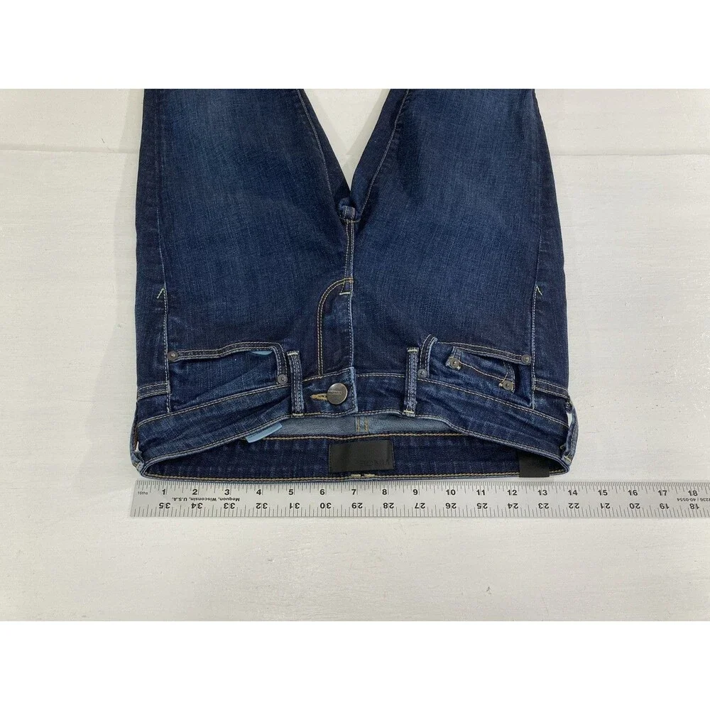 Vince Dylan Skinny Jeans Womens 25 Blue Low Rise Stretch Denim DV195-2096 USA
